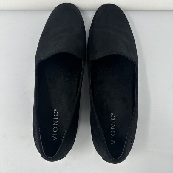 Vionic Willa II Wide Loafers Womens Size 9 Black Slip On Casual Comfort Shoes - Picture 4 of 7